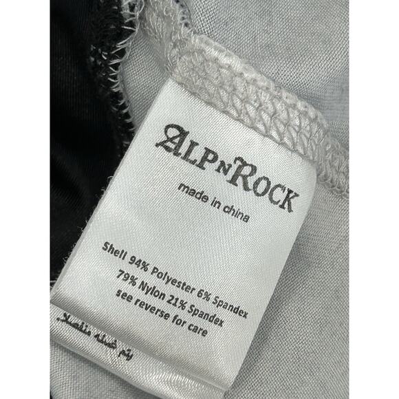 Alp n Rock Base Layer Leggings Pants Womens Size M Gray & Black Fair Isle - Picture 5 of 5